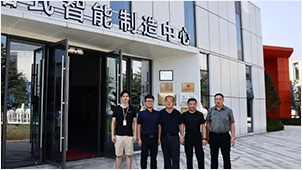 南方软件园总经理张革一行调研杉帝科技一站式智能制造中心